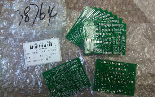 Tested PCBs delivered from China with perfect silkscreening! If only I had a use for the other 9...