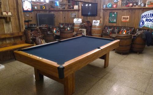 Learning to complete odd jobs like assembling and re-felting a pool table? Just another day on the job.