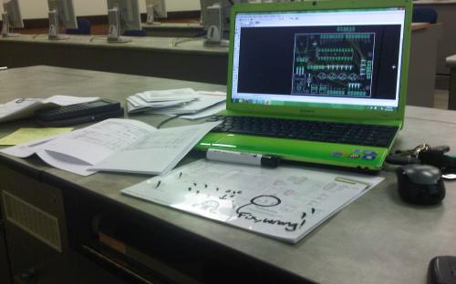 Design has been tested, building a 2-layer PCB in Eagle to fit on the Freeduino