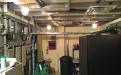 Lighting swapped to 110 volt, framing complete, HVAC modifications complete.